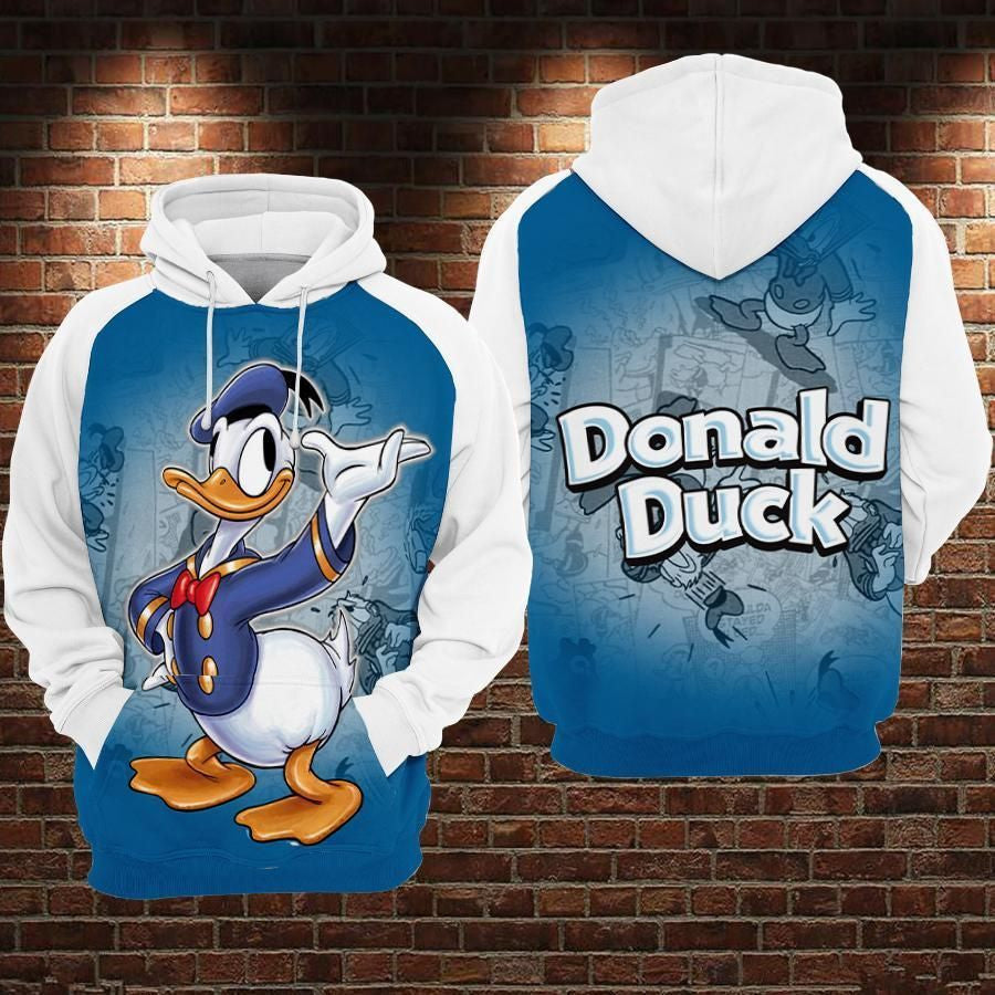 Donald Duck Movies Disney Over Print 3d Hoodie Zip Hoodie 61