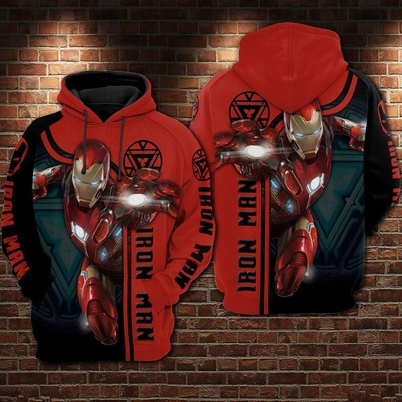 Iron Man All Over Printing 3d Hoodie
