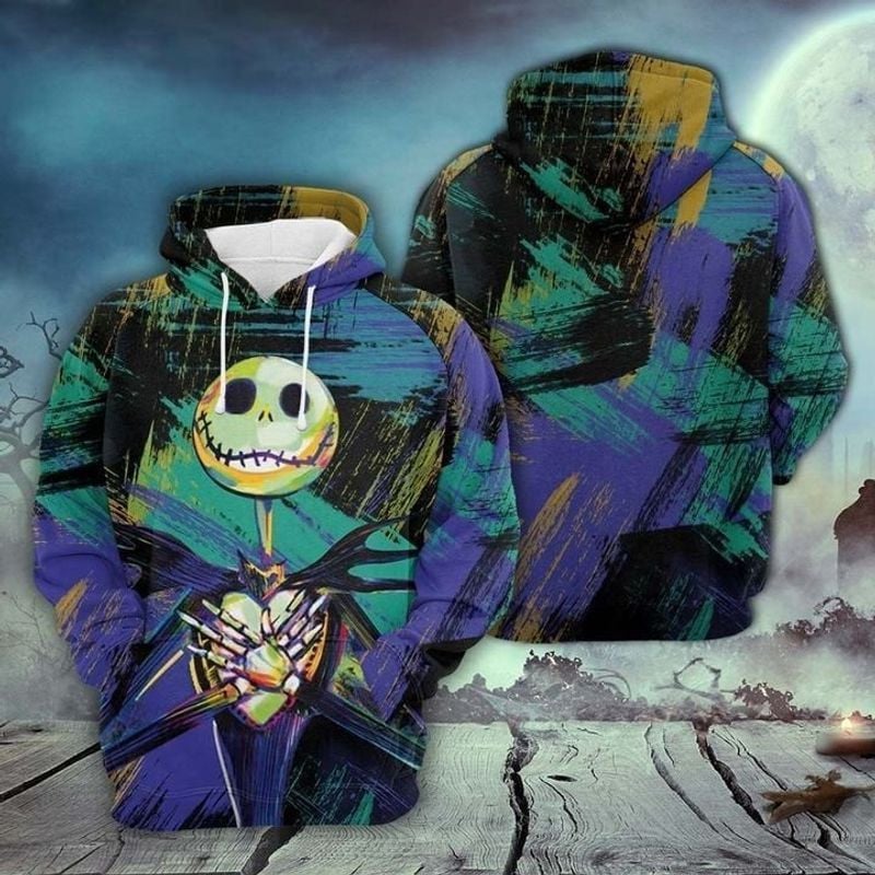 Jack Skellington Keep Your Heart 3d Hoodie Zip Hoodie