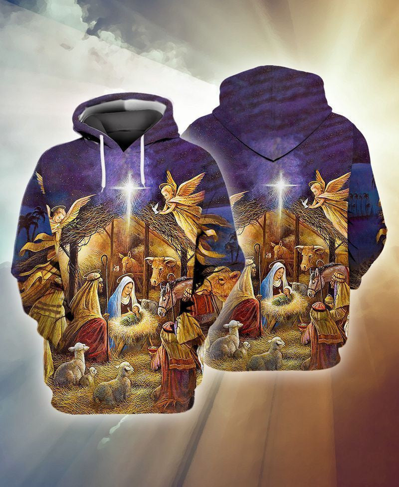 Christmas Eve For Men And Women 3d Hoodie Zip Hoodie
