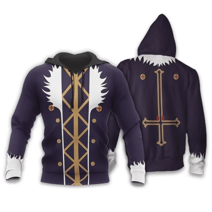 Chrollo Lucilfer Hunter X Hunter Anime Manga For Men And Women 3d Hoodie Zip Hoodie