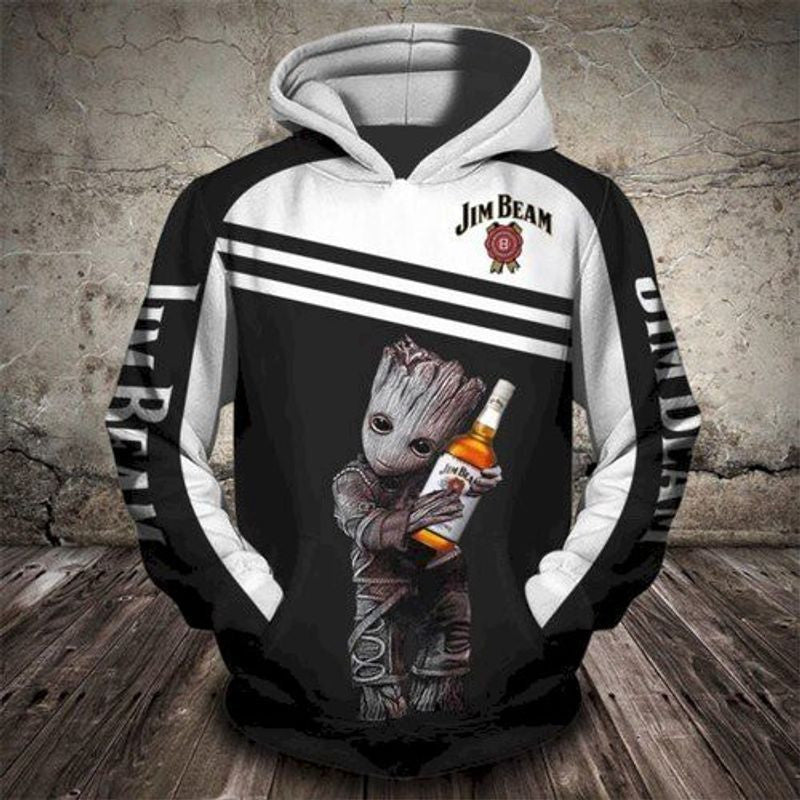 Groot Jim Bean Men And Women 3d Hoodie