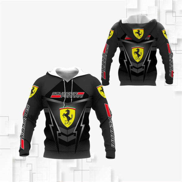 Scuderia Ferrari Luxyry Racing Car F1 8k157 Fan Gift 3d Zip Hoodie Hoodie Ii0 2887