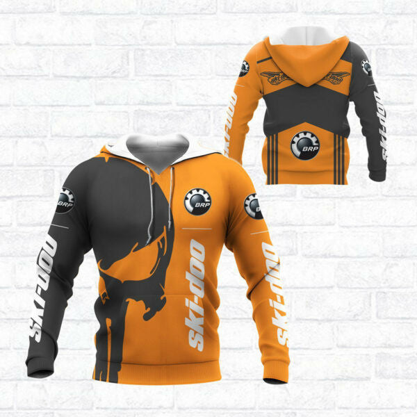 Skull Ski-doo Racing Team 7k808 Fan Gift 3d Zip Hoodie Hoodie Ii0 2095