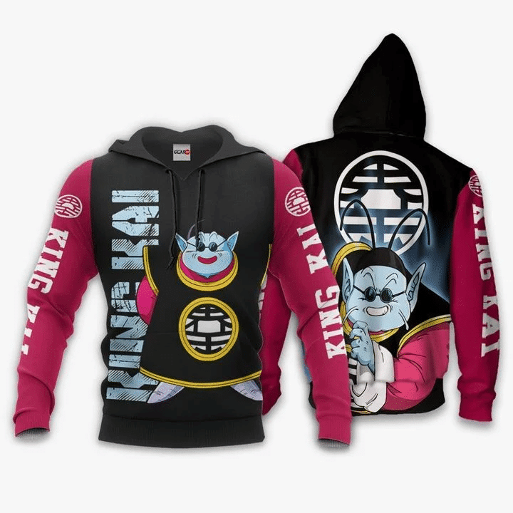 King Kai Anime Manga Dragon Ball For Men And Women 3d Hoodie Zip Hoodie