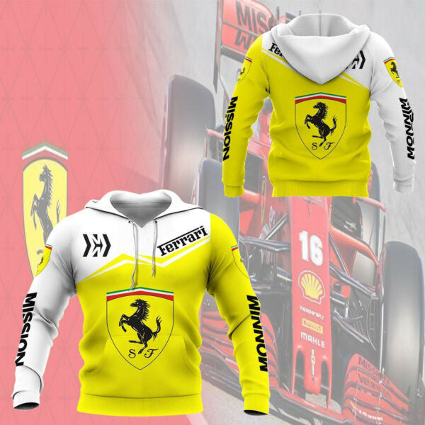 Scuderia Ferrari Luxyry Car 7k957 Fan Gift 3d Zip Hoodie Hoodie Ii0 2175