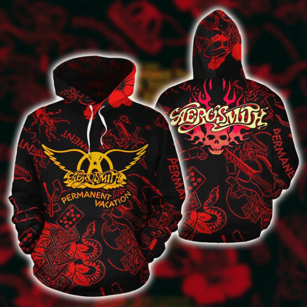 Aerosmith Music Band Thank You For The Memories 2k578 Lover Gift ,aerosmith Music Band All Over Print 3d Hoodie 1017