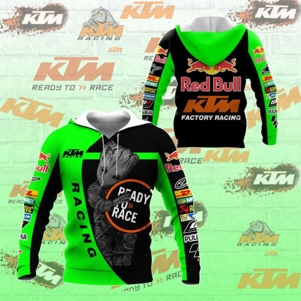 Ktm Ag Shirt Fan Gift 190, Stylist Unisex 3d Hoodie Zip Hoodie 1539