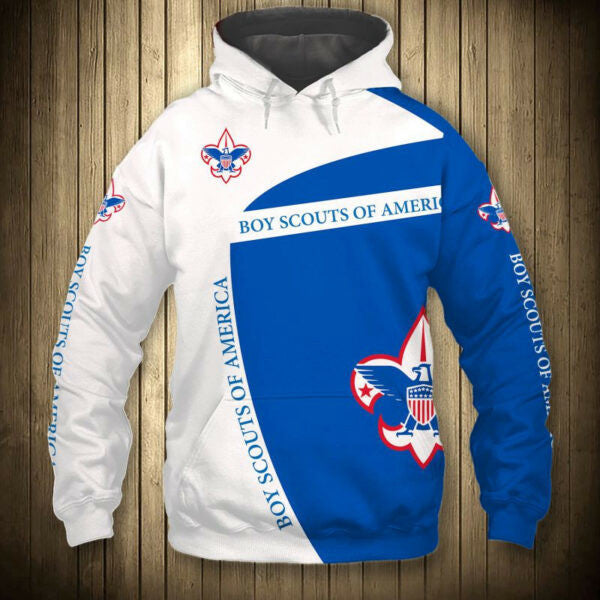 Boy Scouts Of America 5k437 Fan Gift Stylist Unisex Cartoon 3d Hoodie Zip Hoodie 413