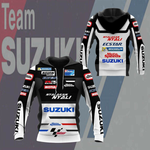 Suzuki Racing Shirt Fan Gift 609, Stylist Unisex 3d Hoodie Zip Hoodie 2507
