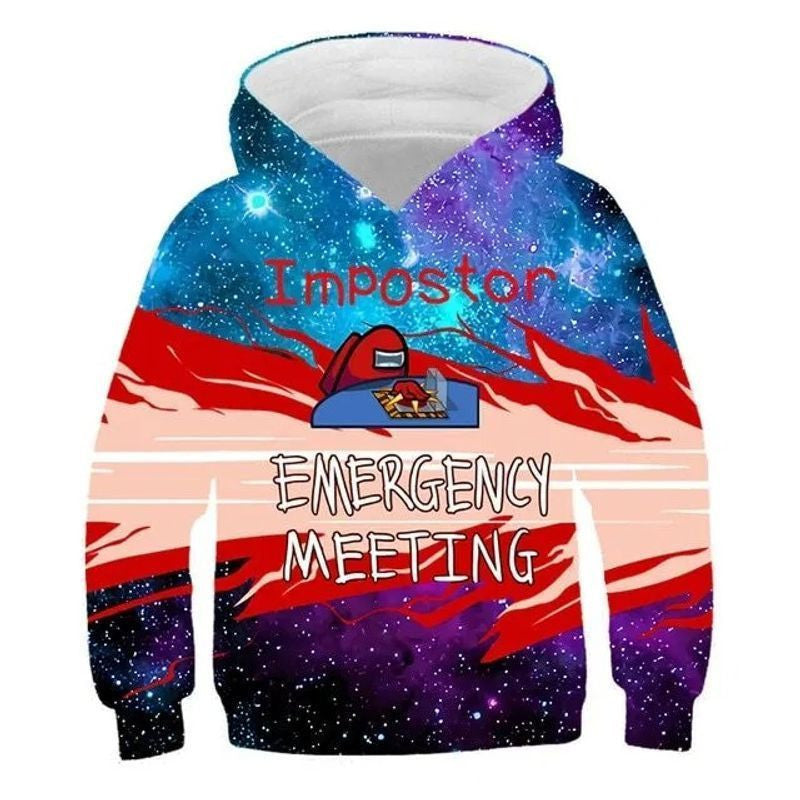 2025 Among Us New Over Print 3d Hoodie Zip Hoodie 2