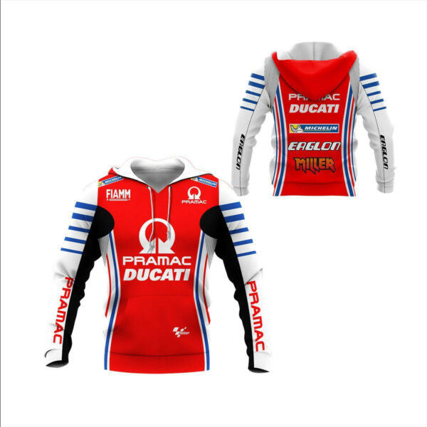Ducati Shirt Fan Gift 215, Stylist Unisex 3d Hoodie Zip Hoodie 1319