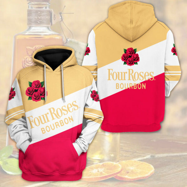 Four Roses Bourbon 3d Hoodie 493