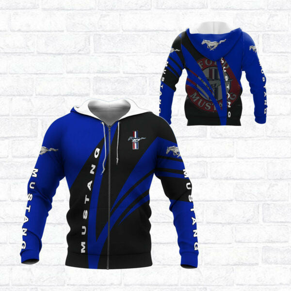 Ford Mustang Shelby Luxury Car 8k235 Fan Gift 3d Zip Hoodie Hoodie Ii0 1465