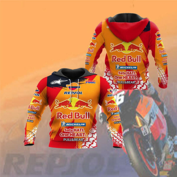 Repsol Honda Shirt Fan Gift 115, Stylist Unisex 3d Hoodie Zip Hoodie 2395