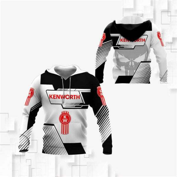 Skull Kenworth Trucks Racing Team 7k873 Fan Gift 3d Zip Hoodie Hoodie Ii0 2891