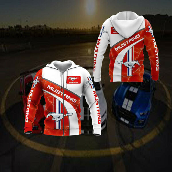 Ford Mustang Luxury Car 8k200 Fan Gift 3d Zip Hoodie Hoodie Ii0 44