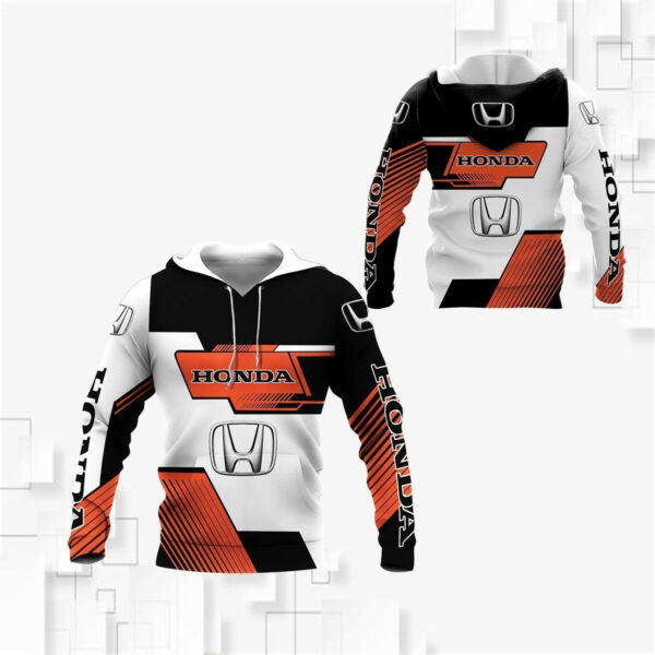 Honda Fan Gift 4, Stylist Unisex Cartoon 3d Hoodie Zip Hoodie 586