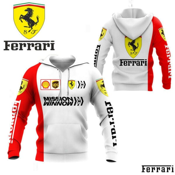 Scuderia Ferrari Luxyry Racing Car 7k977 Fan Gift 3d Zip Hoodie Hoodie Ii0 1960