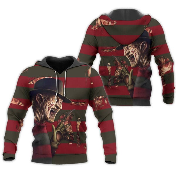 Halloween Freddy Krueger Hoodie, Gift For Fan 3d All Over Print Shirt Hoodie 1388