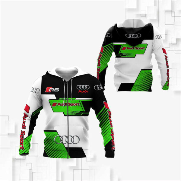 Audi Sport Luxury Car 8k309 Fan Gift 3d Zip Hoodie Hoodie Ii0 1014