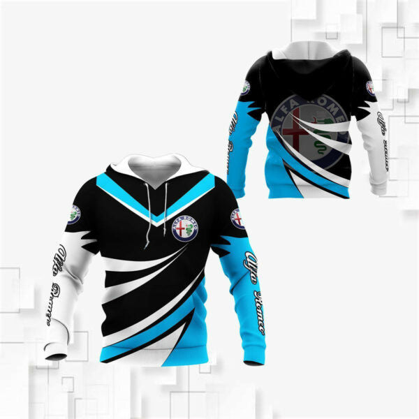 Alfa Romeo Shirt Fan Gift 21, Stylist Unisex 3d Hoodie Zip Hoodie 1473