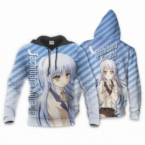 Angel Beats Tachibana Kanade Anime Manga Aop Hoodie, Zip Hoodie, Fleece Jacket 1025