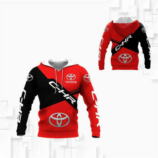 Toyota C-hr Shirt Fan Gift 73, Stylist Unisex 3d Hoodie Zip Hoodie 2829