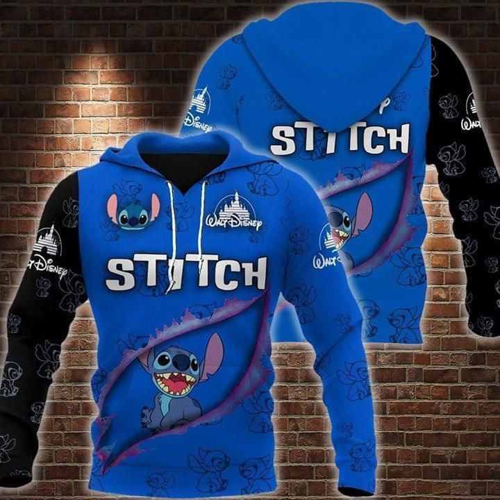 Lilo And Stitch Cute Lover Xix 3d Hoodie Zip Hoodie