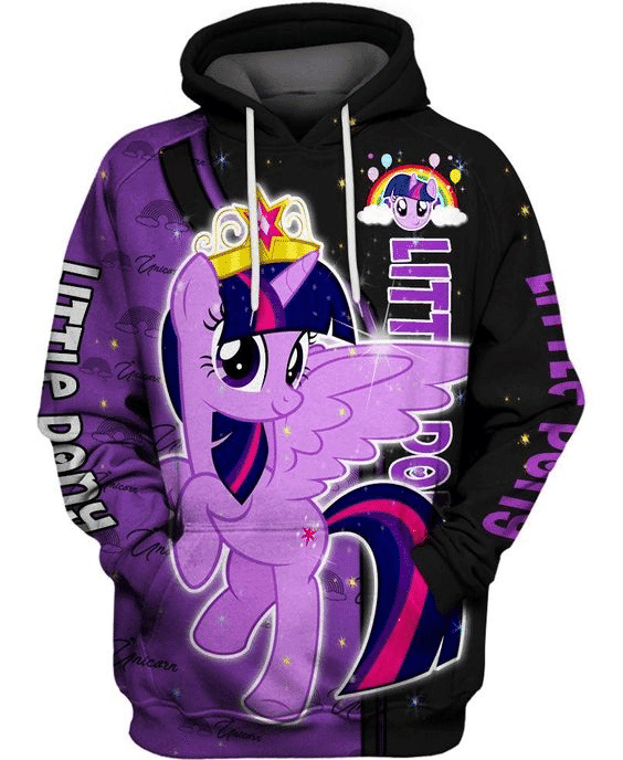 Adorable My Little Pony 96 Fan Gift Stylist Unisex Cartoon Graphic Outfits Aop Hoodie 602