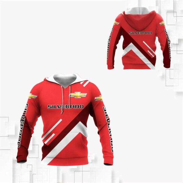 Chevrolet Silverado Shirt Fan Gift 18, Stylist Unisex 3d Hoodie Zip Hoodie 913