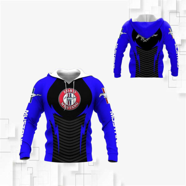 Ford Mustang Shirt Fan Gift 928, Stylist Unisex 3d Hoodie Zip Hoodie 82