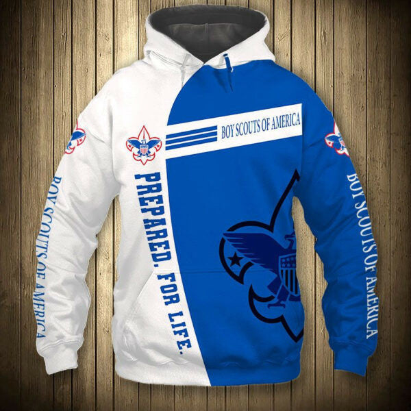 Boy Scouts Of America 5k439 Fan Gift Stylist Unisex Cartoon 3d Hoodie Zip Hoodie 1565
