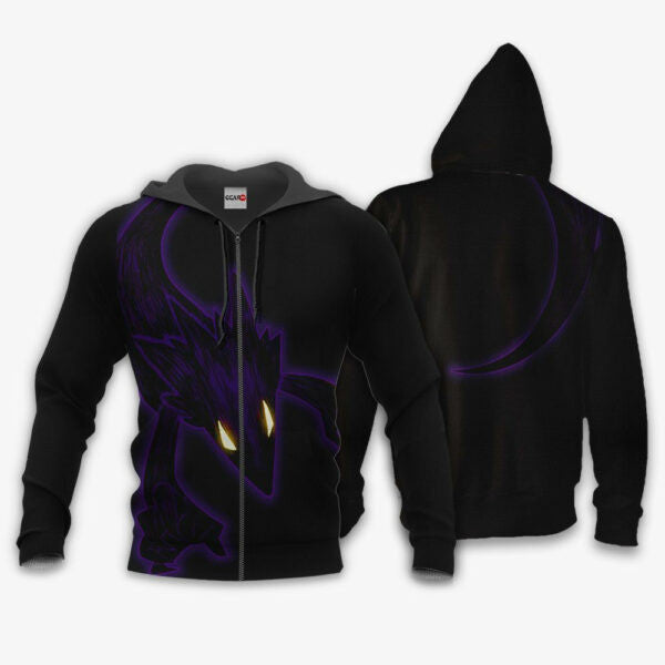 Fumikage Tokoyami Uniform My Hero Academia Anime 3k26 Fan Gift Stylist Unisex Cartoon 3d Hoodie Zip Hoodie 1417
