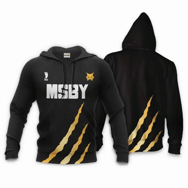 Msby Black Jackal Anime Manga Haikyuu For Men And Women 3d Hoodie Zip Hoodie
