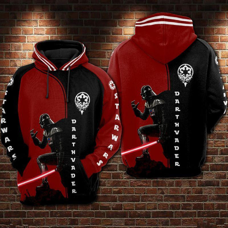 Darth Vader Star Wars Red And Black 21 All Over Print Hoodie