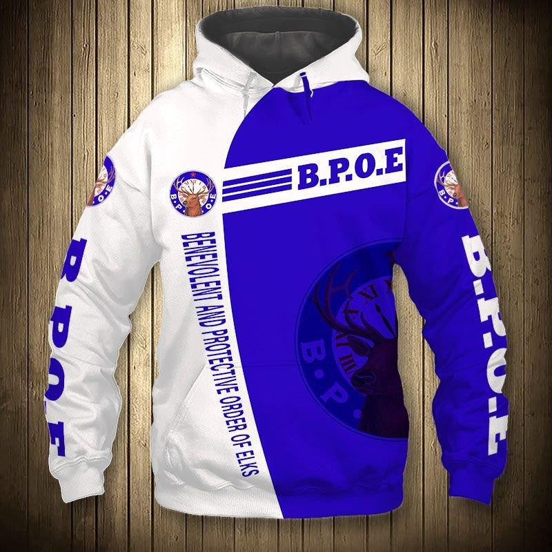Benevolent And Protective Order Of Elks 5k433 Fan Gift Stylist Unisex Cartoon 3d Hoodie Zip Hoodie