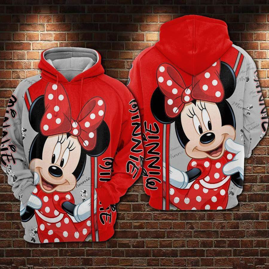 Cute Minnie Disney, Minnie Mouse Ver32 Aop Hoodie, Zip Hoodie