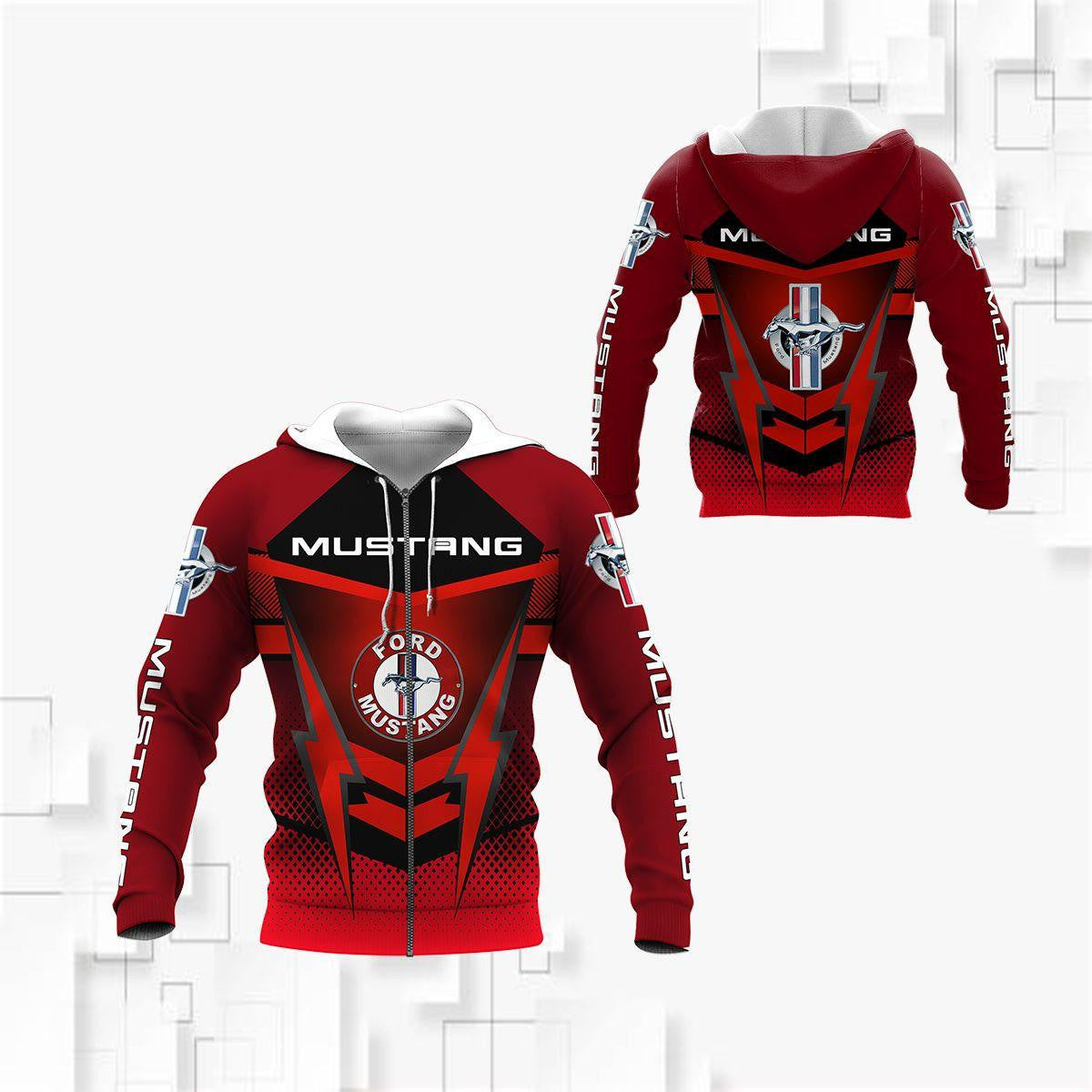 Ford Mustang Shelby Luxury Car 8k241 Fan Gift 3d Zip Hoodie Hoodie Ii0