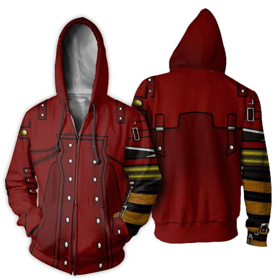 Trigun Vash The Stampede Shirt Costume Uniform Anime 2k905 Fan Gift 3d Hoodie Zip Hoodie