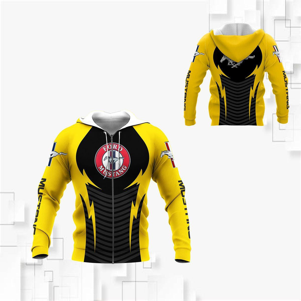 Ford Mustang Shelby Luxury Car 8k251 Fan Gift 3d Zip Hoodie Hoodie Ii0