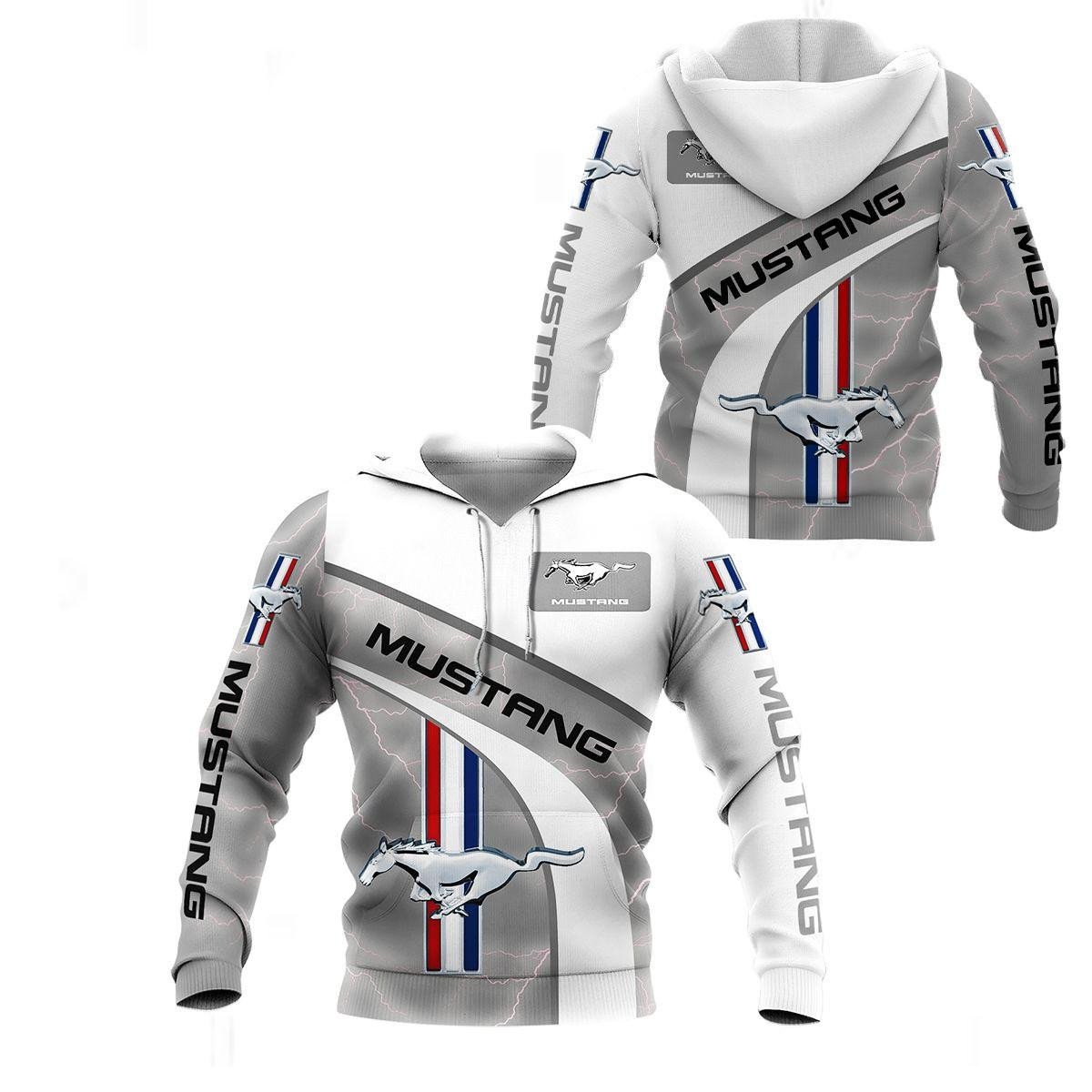 Ford Mustang Luxury Car 8k202 Fan Gift 3d Zip Hoodie Hoodie Ii0