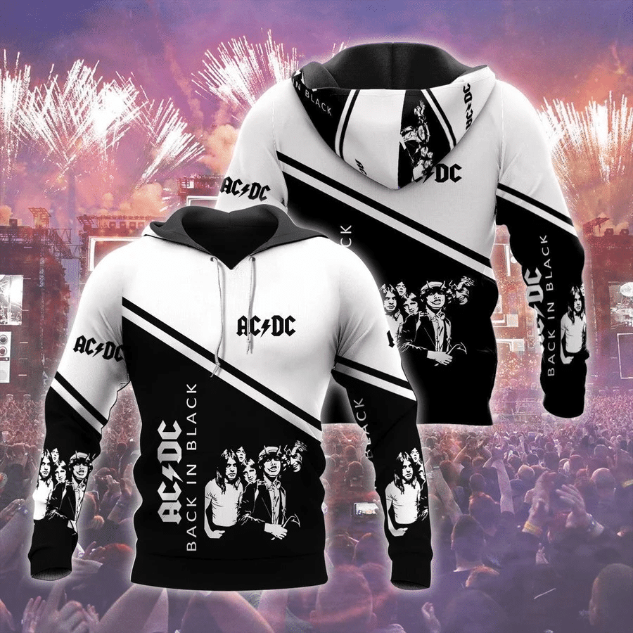 Acdc Rock Band 2 Fan Gift, Acdc Rock Band Aop Hoodie