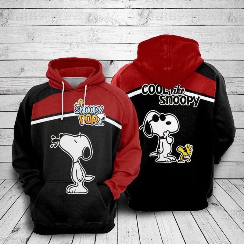 Disney Snoopy Cute Lover Vi 3d Hoodie Zip Hoodie