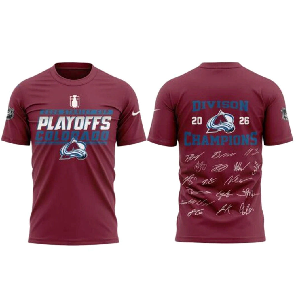 Colorado Avalanche Central Division Champions 2026 Shirt